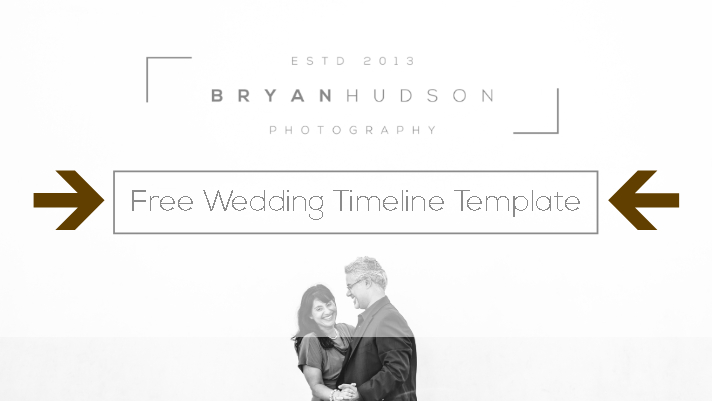 FREE WEDDING DAY TIMELINE TEMPLATE